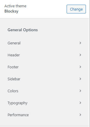 Blocksy Customize General Layout 页面布局