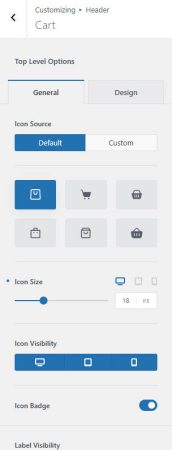 Blocksy Header Elements – Cart 购物车元素